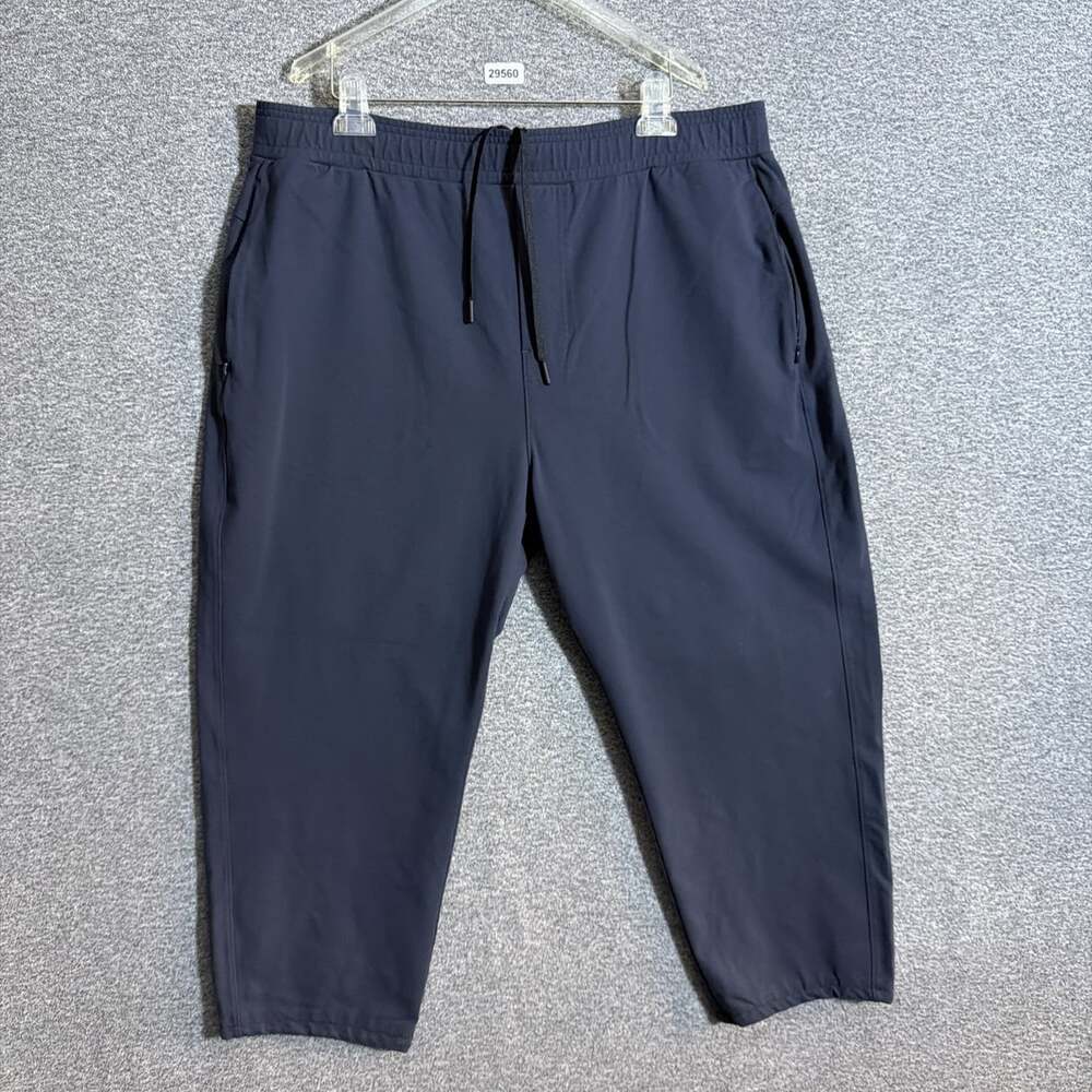 Public Rec Men's Size 42/28 Navy Gamechanger Nylon Stretch Zip Pocket Pants